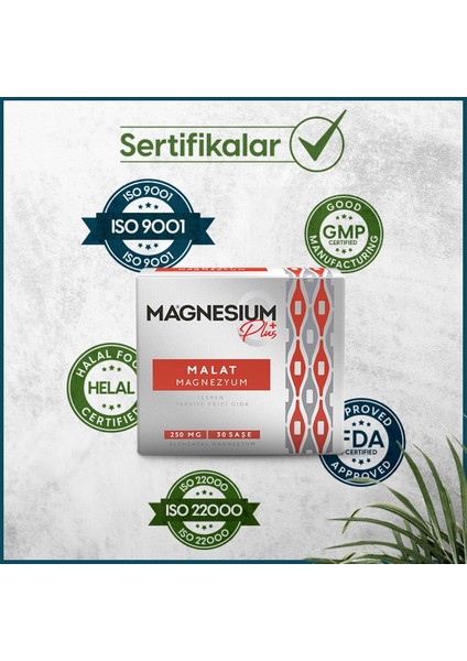 Magnesium Plus Malat 30 Saşe