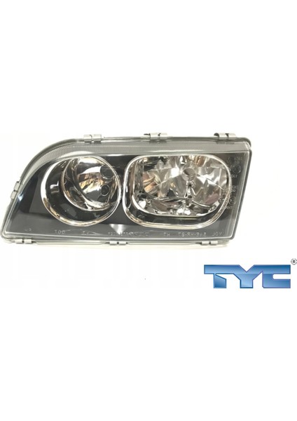 Volvo S40 V40 Sol Far Siyah Krom Çerçeveli 2003-2004 modelleri