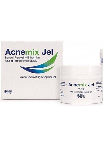 Acnemix 46.6 g %5+%3 Benzoil Peroksit ve Eritromisin İçeren Jel Cilt Bakım Ürünü fiyatları