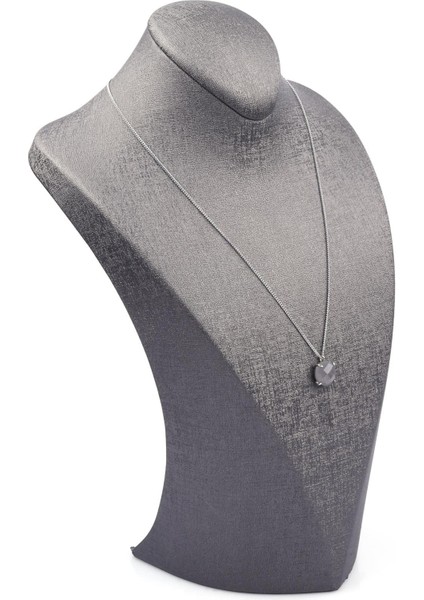 Bulutlu Kuvars Doğal Taş Gümüş Renkli Kolye fiyatları