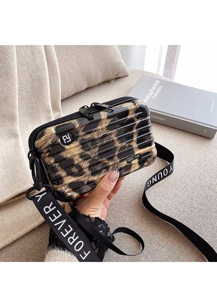 Pc Sert Kabuk 7 Inç Taşınabilir Mini Yıkama Kozmetik Çantası (Yurt Dışından)