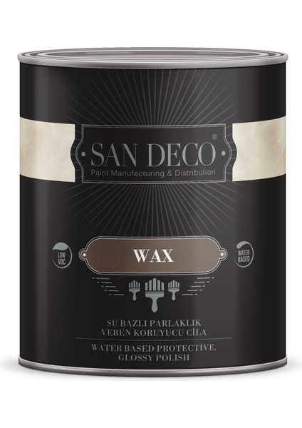 San Deco Wax Iç Cephe Boyaları Cila