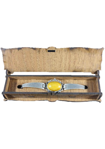 Sarı Zemin İznik Çini Bileklik