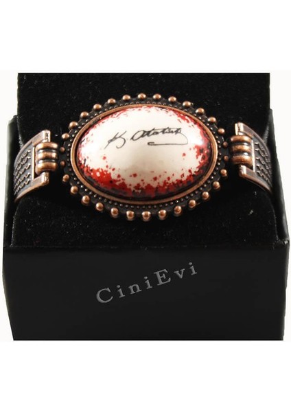 Kemal Atatürk İmzalı Çini Bileklik