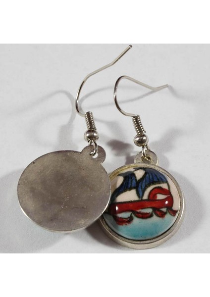 Kalyon Motifli Çini Küpe fiyatları