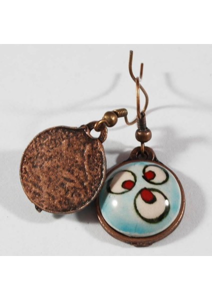 Çini Küpe Çintemani Motifli fiyatları