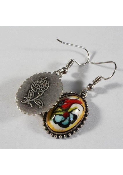 Kırmızı Lale Ve Bahar İznik Küpe fiyatları