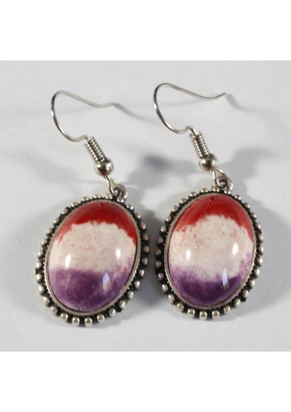 Modern Boyama İznik Küpe