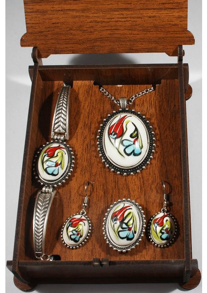 Single Tulip Jewelry Set