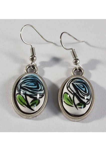 Mavi Büyü İznik Küpe