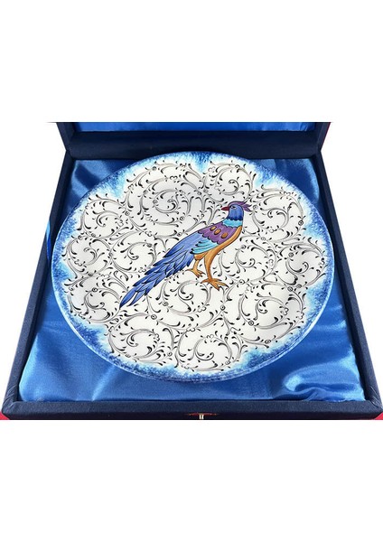 Zümrüdüanka İznik Çini Tabak 25cm