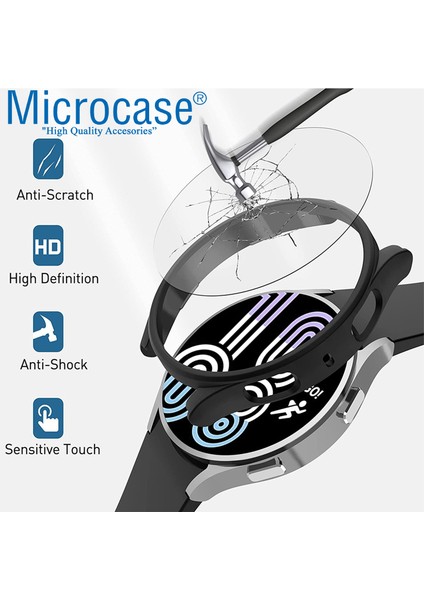 Samsung Galaxy Watch 6 44MM Ekran Korumalı Sert Rubber Kılıf - AL3173 modelleri