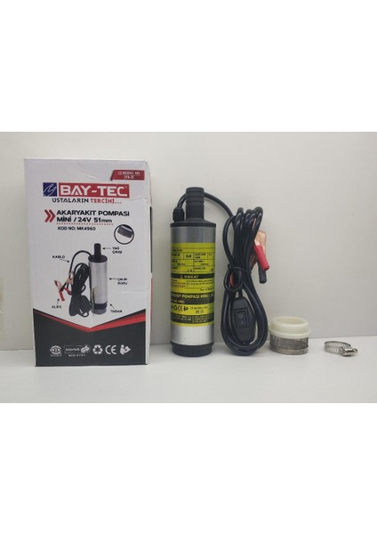 AKARYAKIT DALGIÇ POMPASI MİNİ / 24V 51 mm MK4960 modelleri