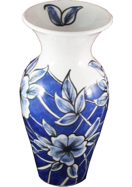 Mavi Zemin 18cm İznik Vazo