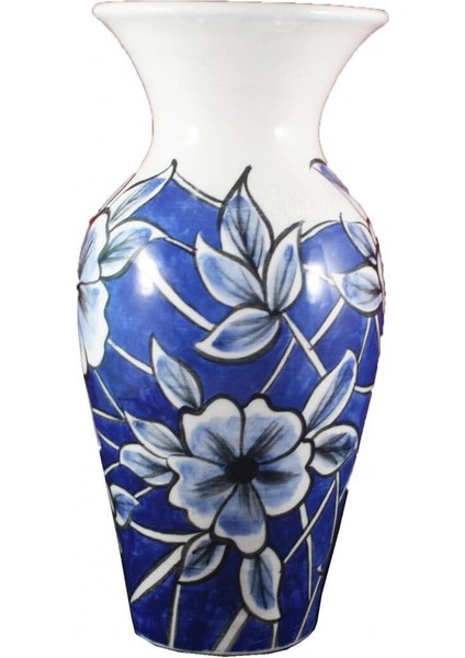Mavi Zemin 18cm İznik Vazo fiyatları