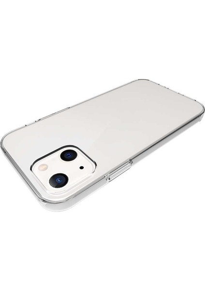iPhone 15 ile Uyumlu Kılıf Süper Şeffaf ve Pürüzsüz Silikon Kapak