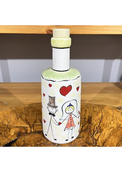 Sevgililer Desenli Yağdanlık