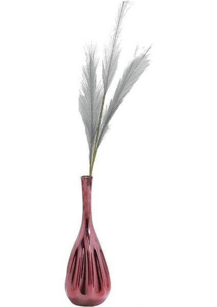 Dekoratif Yapay Çiçek 95 cm Gri Renkli 664