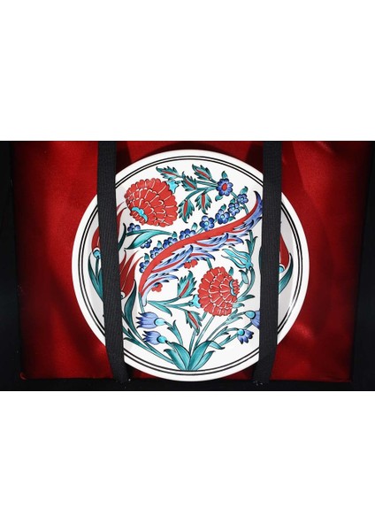 Vip Düğün Hediyesi İznik Çini Vazo ve Tabak Set fiyatları