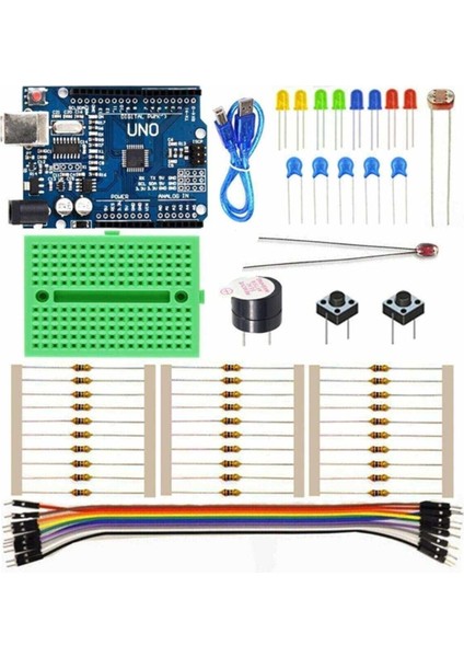 Arduino Uno Mini Başlangıç Seti - Yeni Başlayanlara Özel