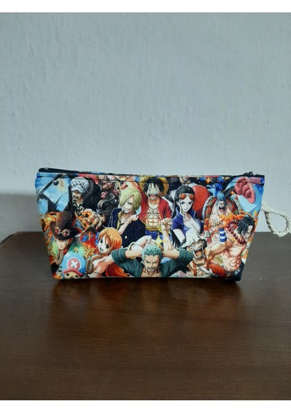 Anime - One Piece Desenli Tasarım Kalemlik - Makyaj Çantası