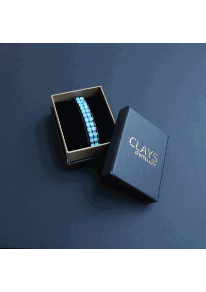 Clays Jewellery Doğal Taş Bileklik, Varisit Taşı Bileklik, Erkek Bileklik, Kadın Bileklik