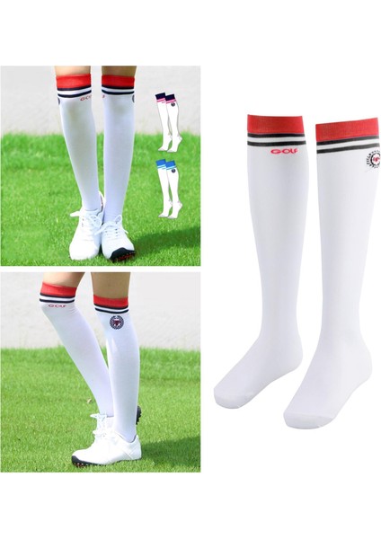 4pcs Golf Çorap Çizgili Beyzbol Taytlar Uzun Yüksek Highs Spor Çorapları Ter Eşleme (Yurt Dışından) indirimleri