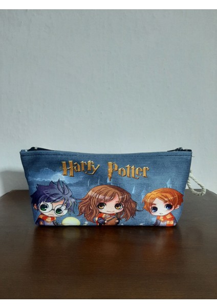 Hary Potter ve Arkadalşarı Fanart Desenli Tasarım Kalemlik - Makyaj Çantası