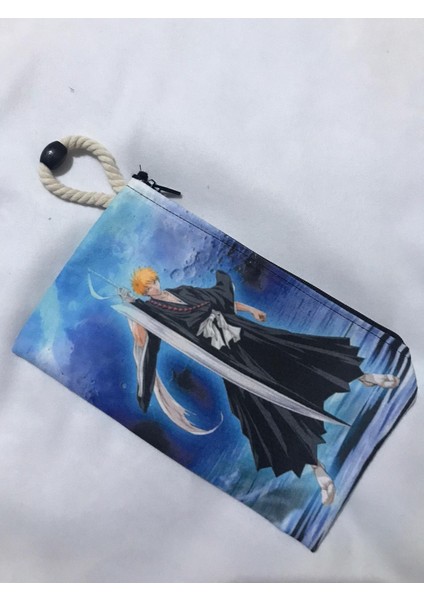 Anime-Bleach Desenli Tasarım Bez Kalemlik - Cüzdan
