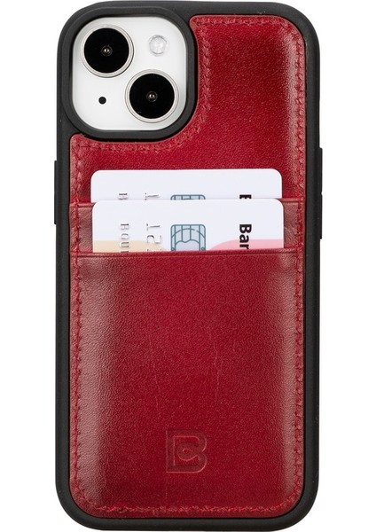 Apple iPhone 15 Uyumlu Deri Arka Kapak Fxcp V4EF