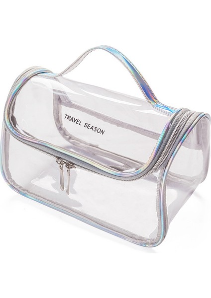 Şeffaf Kozmetik Çantası Kadın Basit Su Geçirmez Büyük (Yurt Dışından)