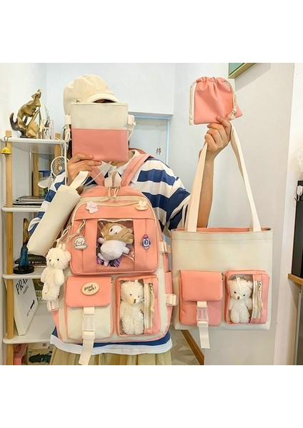 5 Parça Okul Çantası Seti (Yurt Dışından) fırsatları