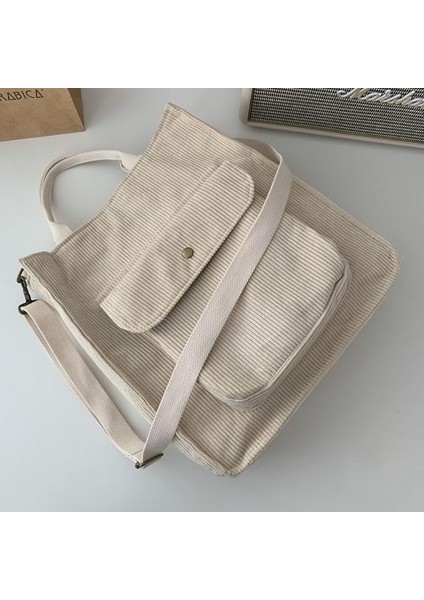 Büyük Kapasiteli Kadife Omuz Çapraz Askılı Çanta (Yurt Dışından)