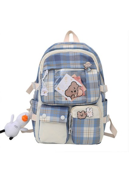 Pandantifli Kawaii Okul Çantası (Yurt Dışından)