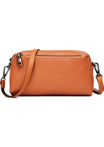 Moda Rahat Omuz Crossbody Çanta Ilk Katman Inek Derisi El Çantası (Yurt Dışından)