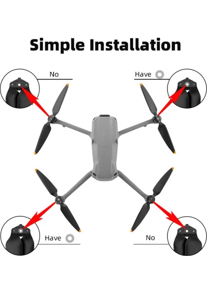 Mavic Air 3 Oem Pervane 2'li