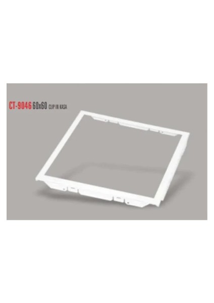 5 Adet Ct 9046 Cata 60X60 Clip In LED Panel Kasa