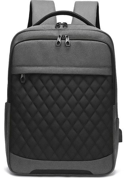 Iş Sırt Çantası Erkek Su Geçirmez Sırt Çantası Moda Çok Fonksiyonlu Bilgisayar Sırt Çantası Okul Çantası (Yurt Dışından)