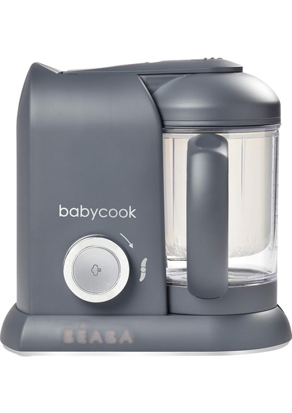 Béaba, Babycook Solo, Bebek Robotu, Homojenleştirici Bebek Maması Pişirici, Buharda Pişirme, 4'ü 1 Arada Bebek Maması Robotu: Mikser + Pişirme, Yenidoğan ve Çocuk, Koyu Gri fiyatları
