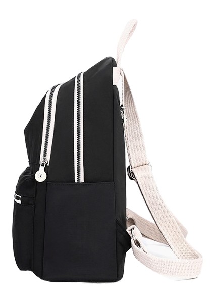 Kadın Sırt Çantası Büyük Kapasiteli Su Geçirmez Seyahat Sırt Çantası Moda Kontrast Renk Kampüs Okul Çantası (Yurt Dışından) modelleri