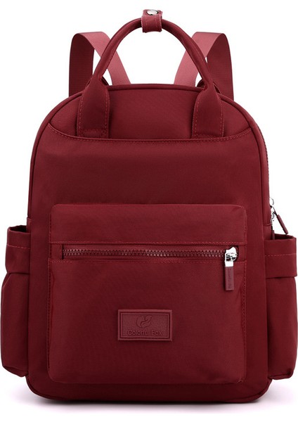 Sırt Çantası Çok Fonksiyonlu Şeker Renkli Sırt Çantası Büyük Kapasiteli Su Geçirmez Okul Çantası (Yurt Dışından)