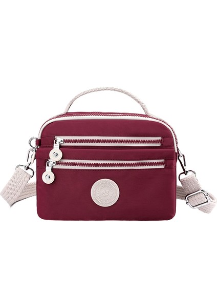 Kadınların Modaya Uygun Omuz Çantası, Basit Kontrast Renkli Çapraz Çanta, Naylon Cep Telefonu Bozuk Para Cüzdanı (Yurt Dışından) fiyatları