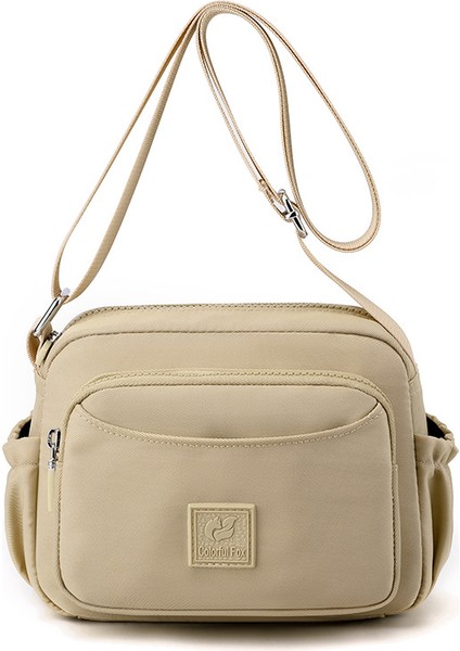 Bayanlar Taşınabilir Cep Telefonu Çantası Japon Tarzı Basit Çok Katmanlı Omuz Çantası Moda Trendi Crossbody Çanta (Yurt Dışından)