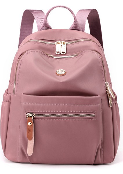 Kadın Büyük Kapasiteli Sırt Çantası Kore Tarzı Moda Rahat Sırt Çantası Su Geçirmez Naylon Çanta (Yurt Dışından)