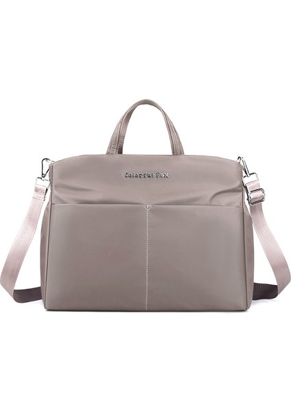 Kadın Büyük Kapasiteli Çanta Moda Trendy Omuz Crossbody Çanta Bilgisayar Çantası (Yurt Dışından)