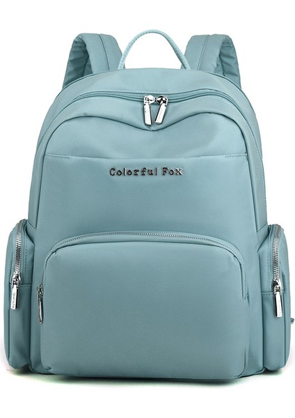 Sırt Çantası Bayan Su Geçirmez Naylon Kumaş Erkek Seyahat Büyük Kapasiteli Sırt Çantası Öğrenci (Yurt Dışından)