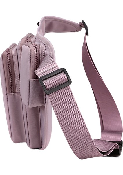 Kadın Moda Yelek Çanta Rahat Çok Katmanlı Crossbody Çanta Taşınabilir Cep Telefonu Su Geçirmez Sırt Çantası (Yurt Dışından) fırsatları