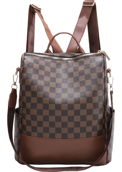 Hırsızlığa Karşı Ekose Kadın Sırt Çantası, Büyük Kapasiteli, Üç Amaçlı Sırt Çantası, Çok Yönlü, Hafif Kadın Çantası (Yurt Dışından) fiyatları