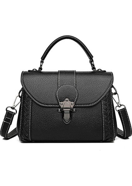 Vintage Basit Omuz Çantası Büyük Kapasiteli Moda El Çantası Messenger Çantası (Yurt Dışından)