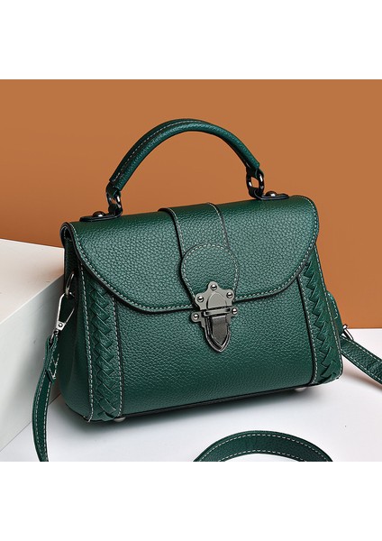 Vintage Basit Omuz Çantası Büyük Kapasiteli Moda El Çantası Messenger Çantası (Yurt Dışından)